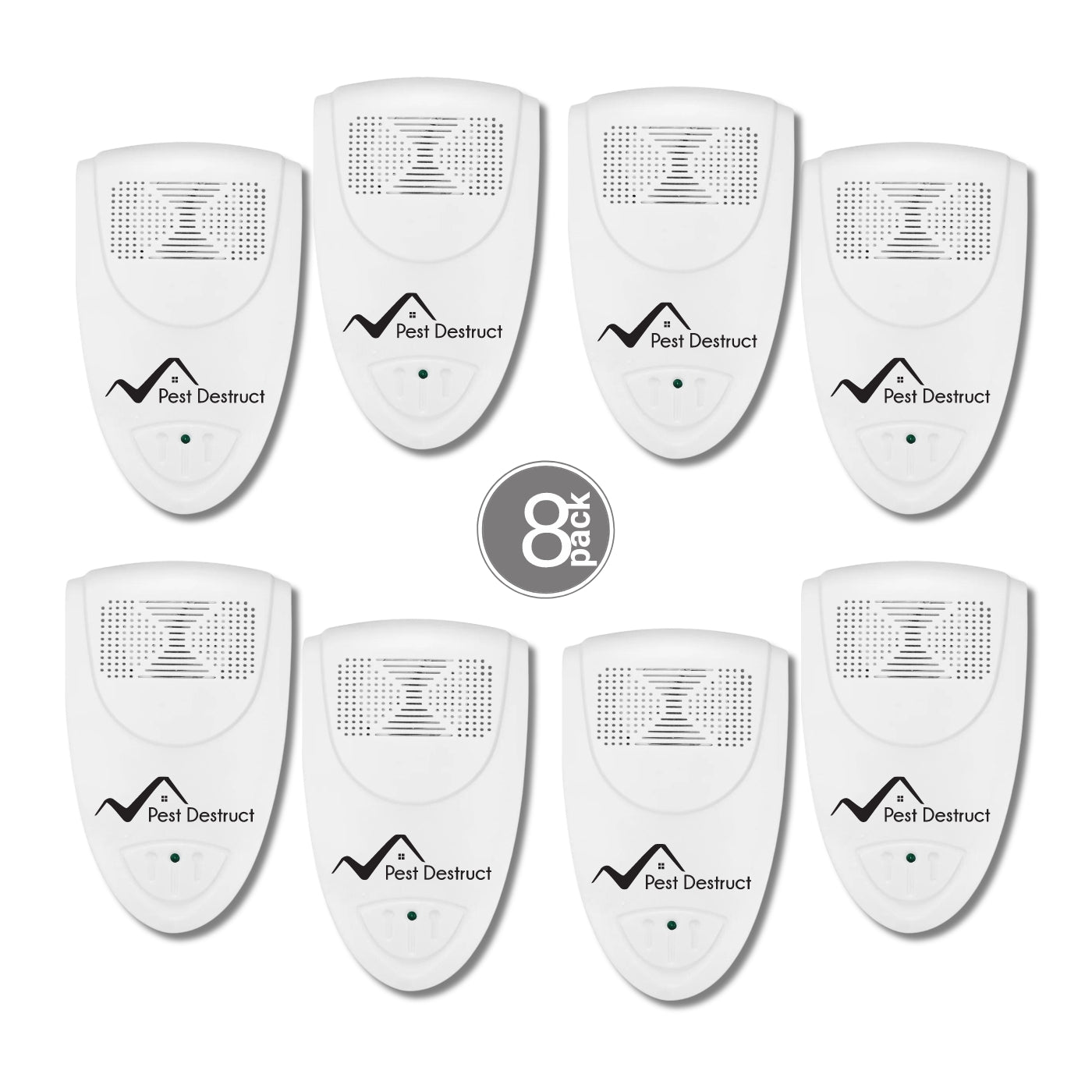 ultrasonic bedbug repeller, 8 pack